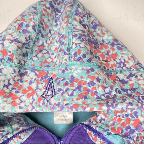 Ivivva By Lululemon Long Sleeve Hooded Zippy Sweatshirt Girls Size 12 - Picture 3 of 6